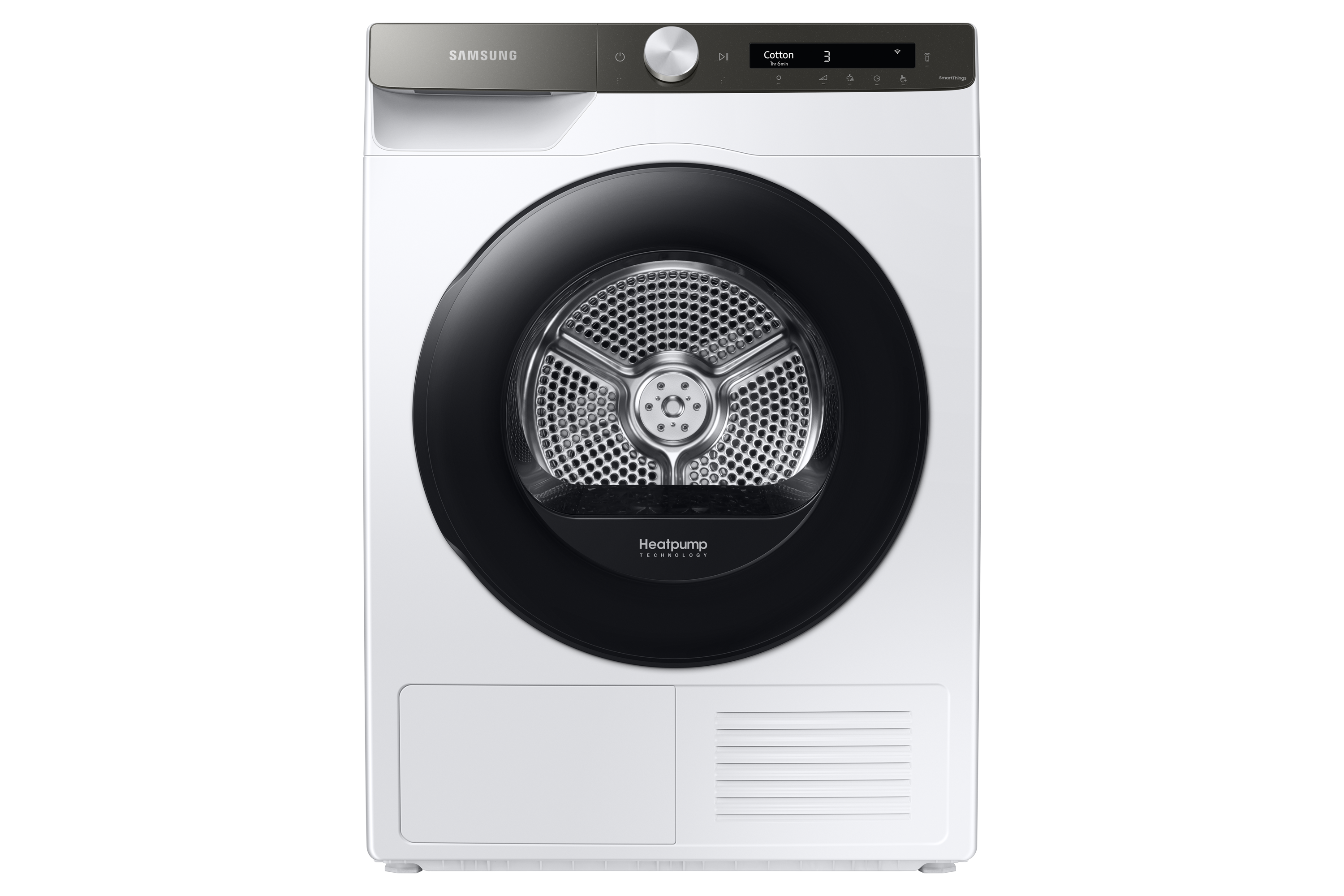 Samsung DV80T5220AT/S3 Asciugatrice Optimal Dry Capacita 8 Kg Classe A+++ Oblo nero reversibile Cruscotto nero