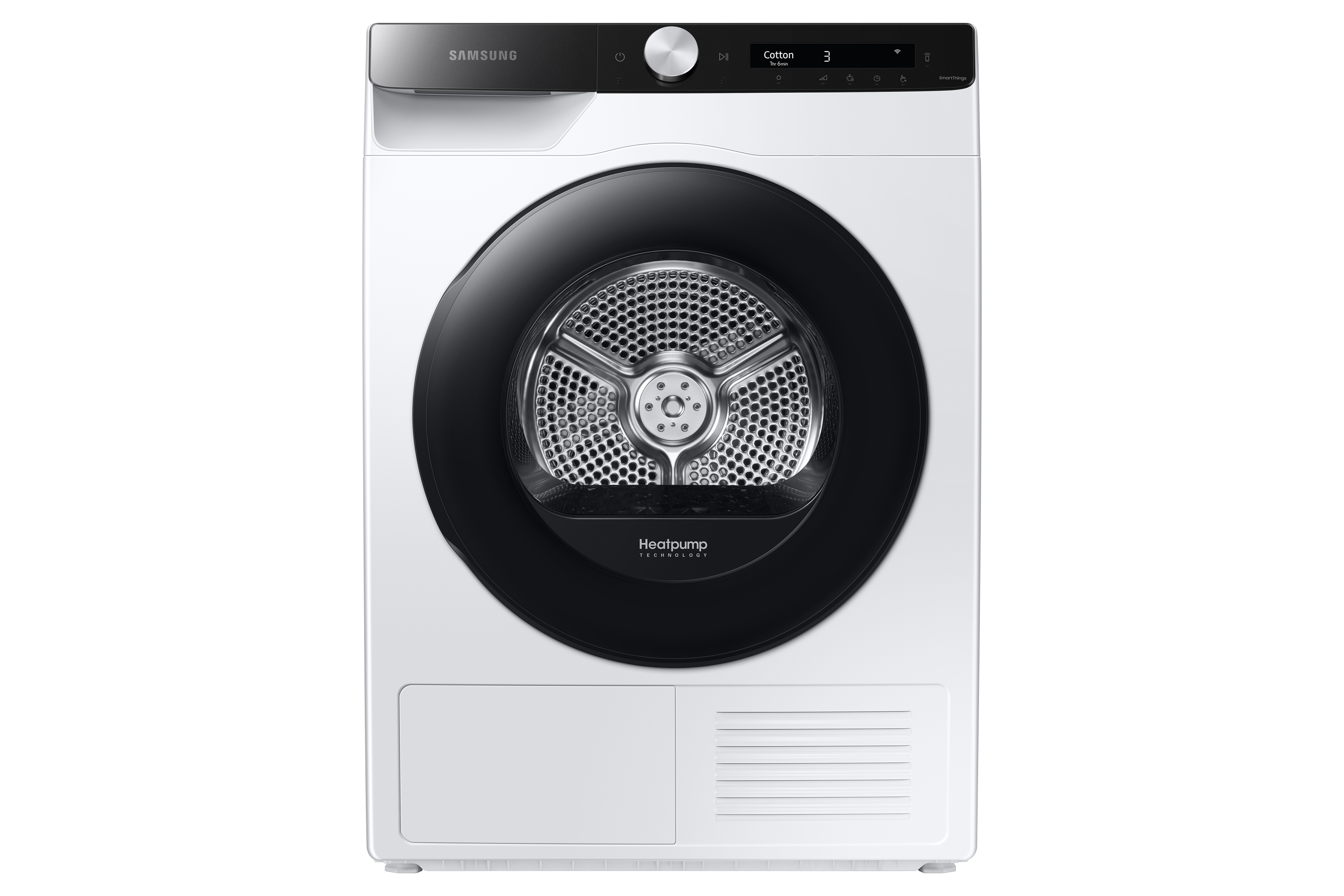 Samsung DV90T5240AE Asciugatrice 9 Kg Classe A+++ Ai Control Optimal Dry Oblo nero reversibile Stira facile Rapido Filtro 2 in 1 Smart