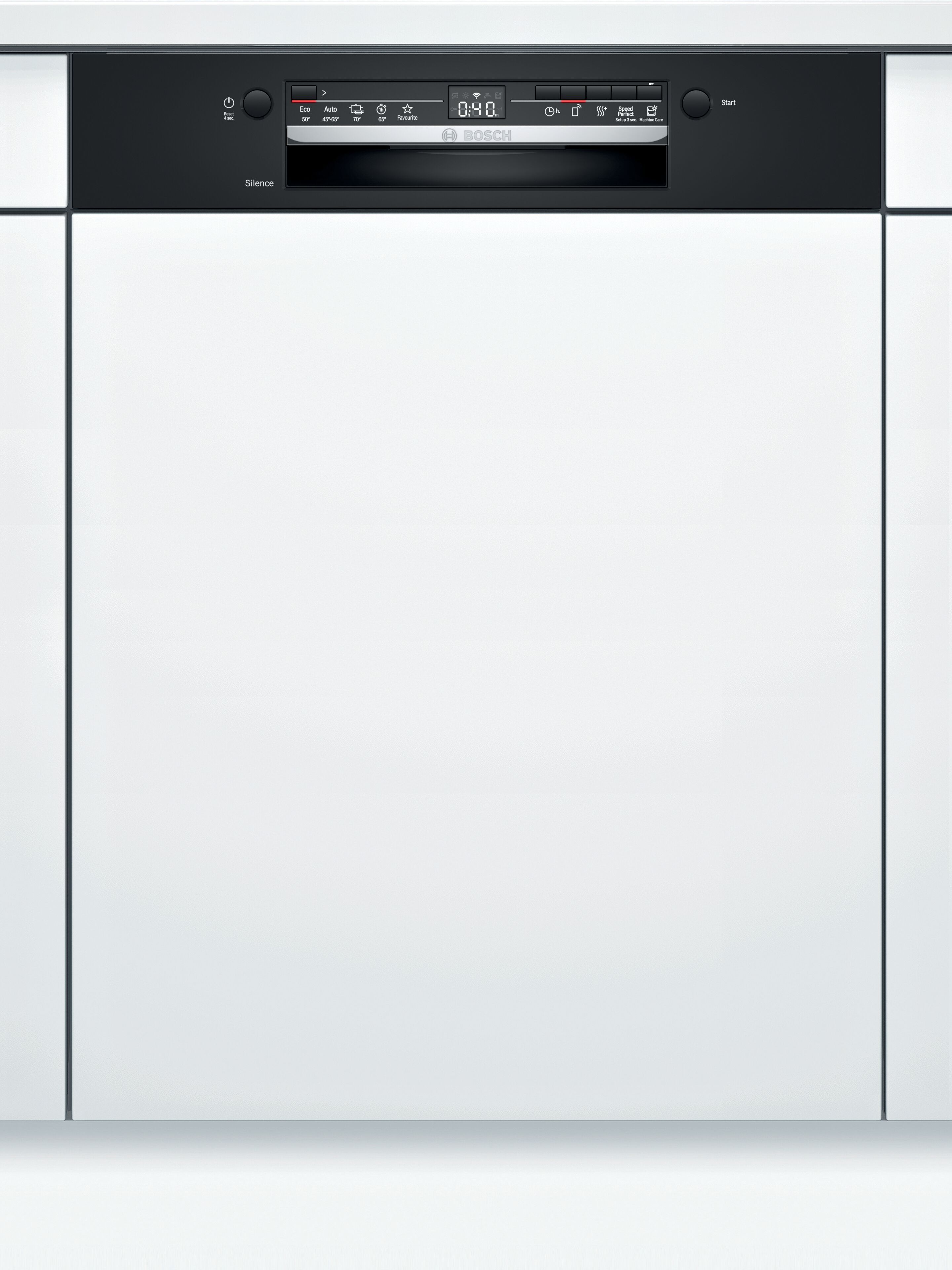 Bosch SMI2ITB33E - Lavastoviglie scomparsa parziale - 60 cm - 12 coperti - Home Connect - Easy Start - frontalino nero - classe E