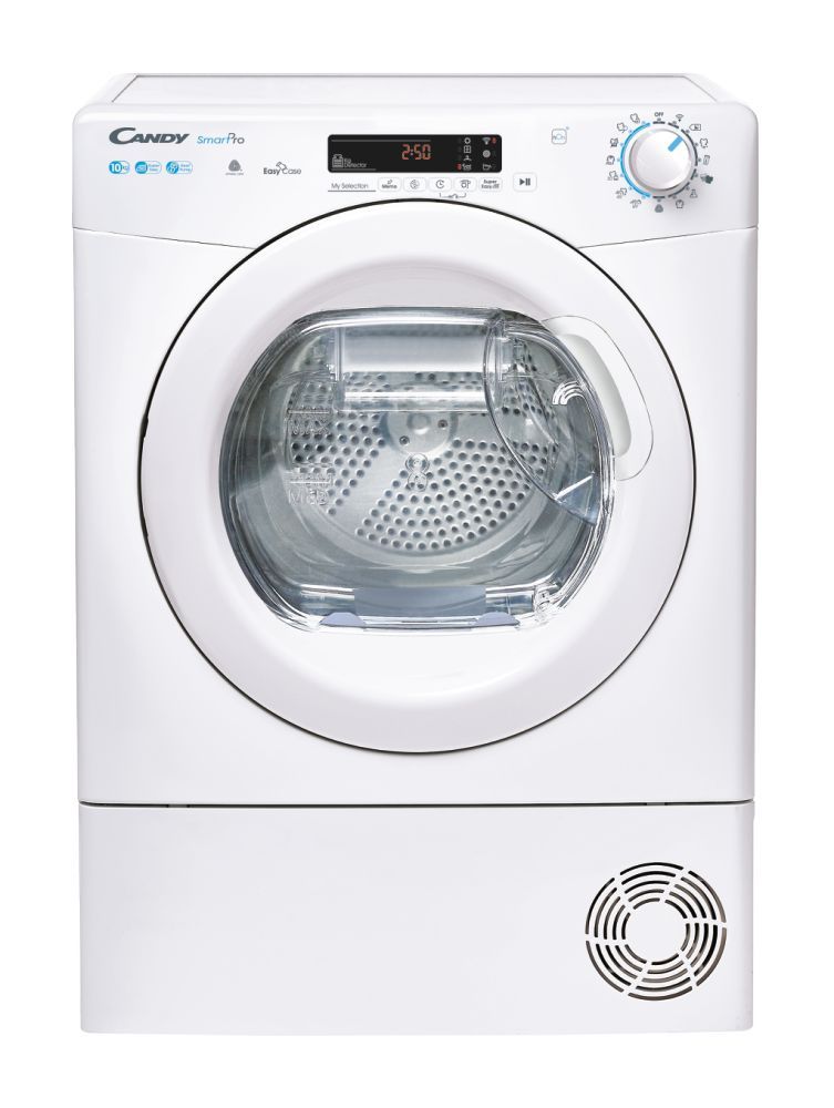 Candy CSOEH10A2DE-S - Smart Pro Asciugatrice- Pompa di calore - 10 kg - A++ - partenza ritardata - WIFI - Bianca