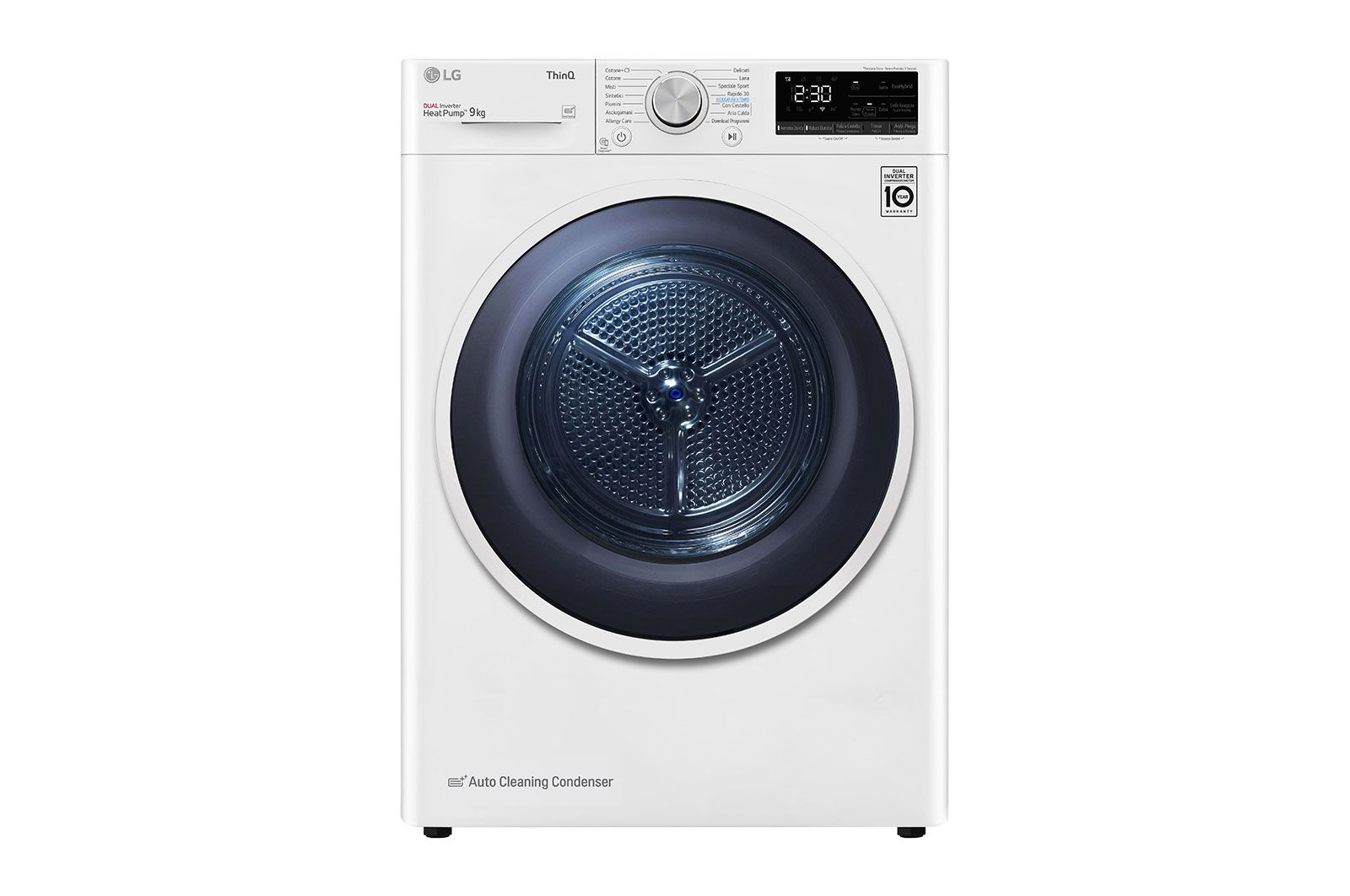 Lg RH90V9AVHN   Asciugatrice Pompa di calore 9 kg A+++ Profondit 60 cm