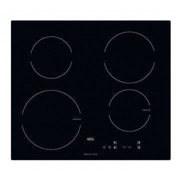 Aeg Piano cottura ad induzione HK 604200 IB finitura nero da 60cm