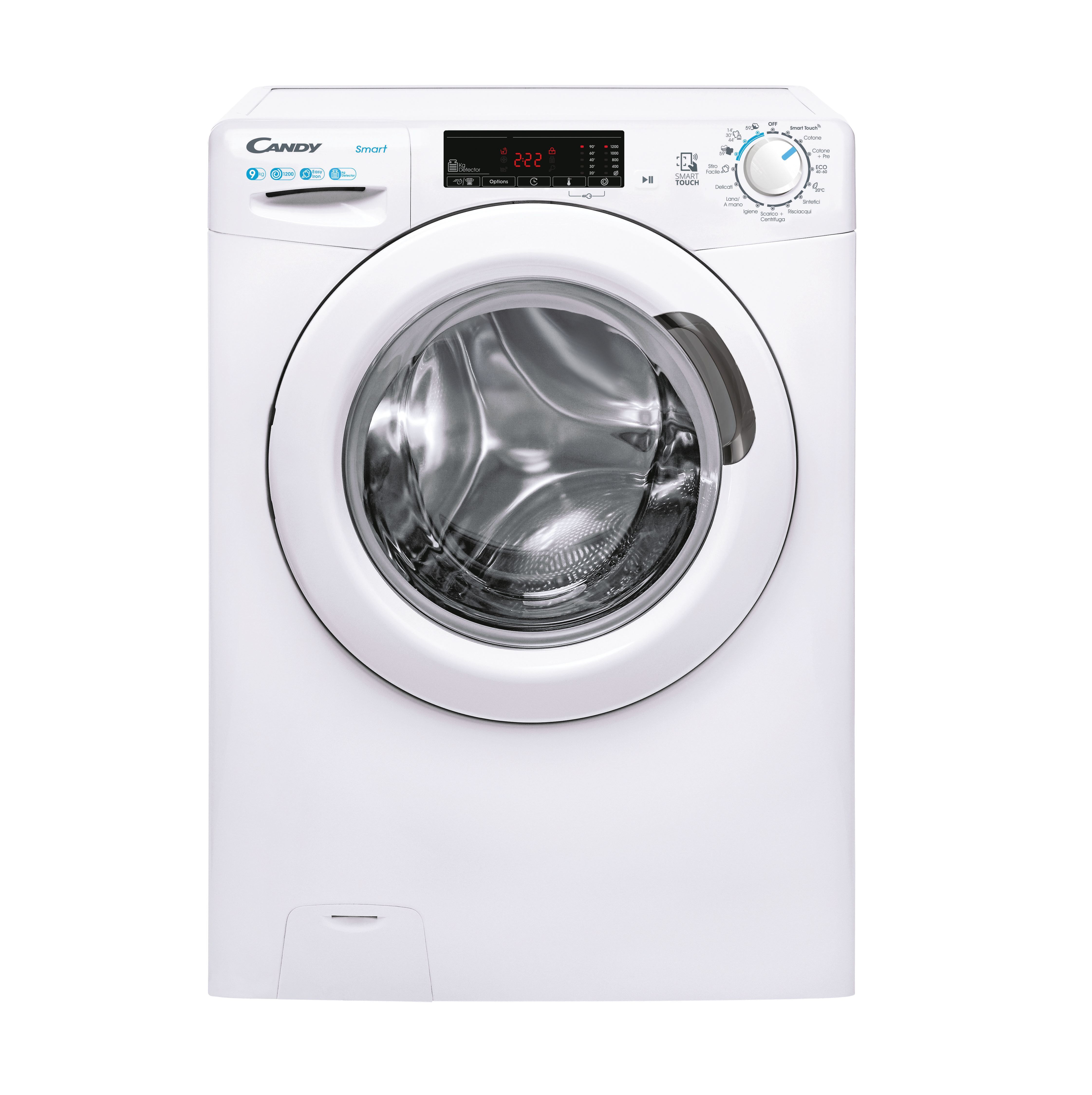 CANDY CSS129TW4 11   LAVATRICE   9 KG   CENTR 1200 GIRI   CLASSE B   VAPORE