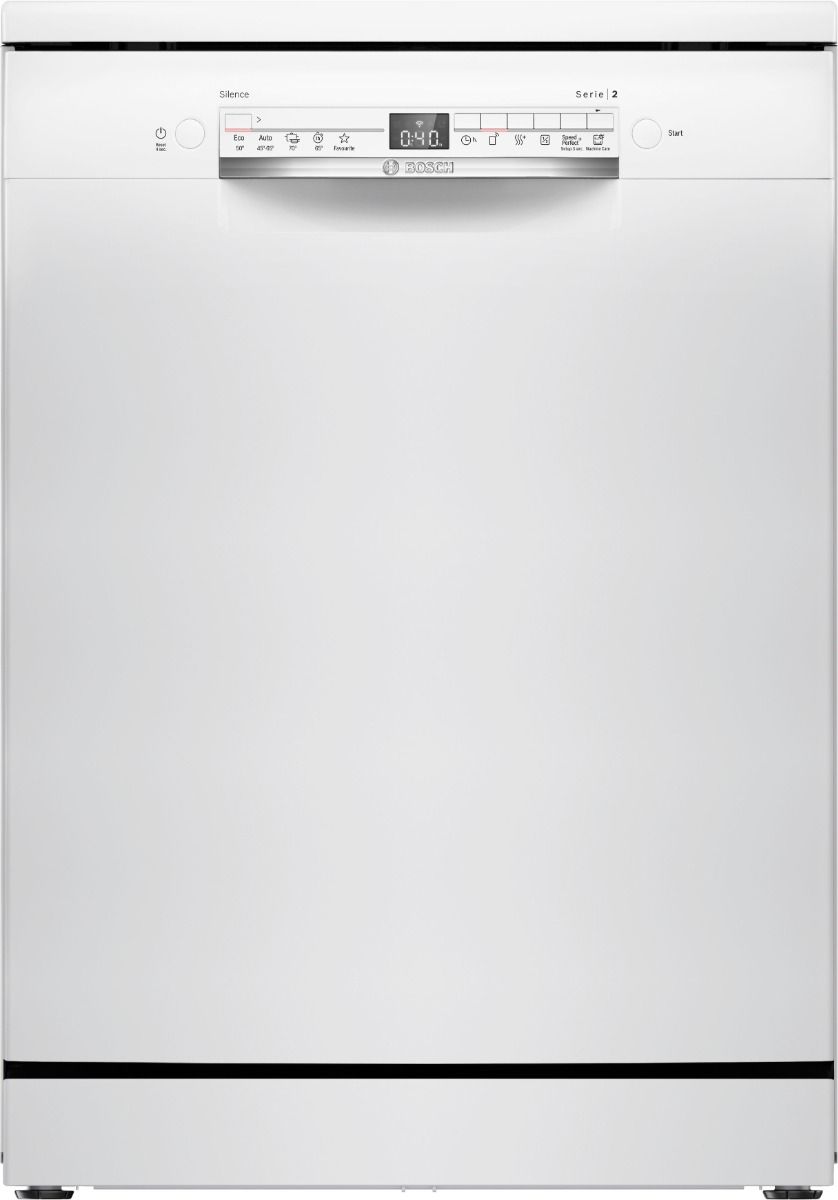 Bosch SMS2HTW02E - Lavastoviglie libera installazione - 60 cm - 13 coperti - piano removibile - home connect - bianco - classe D