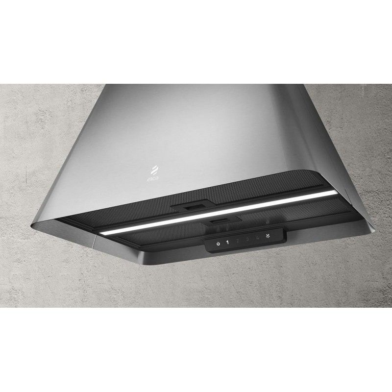 Elica PRF0165071 IKONA LIGHT IX/F/60 Cappa ad Cappa ad isola sospesa Filtrante 60 Cm. Inox