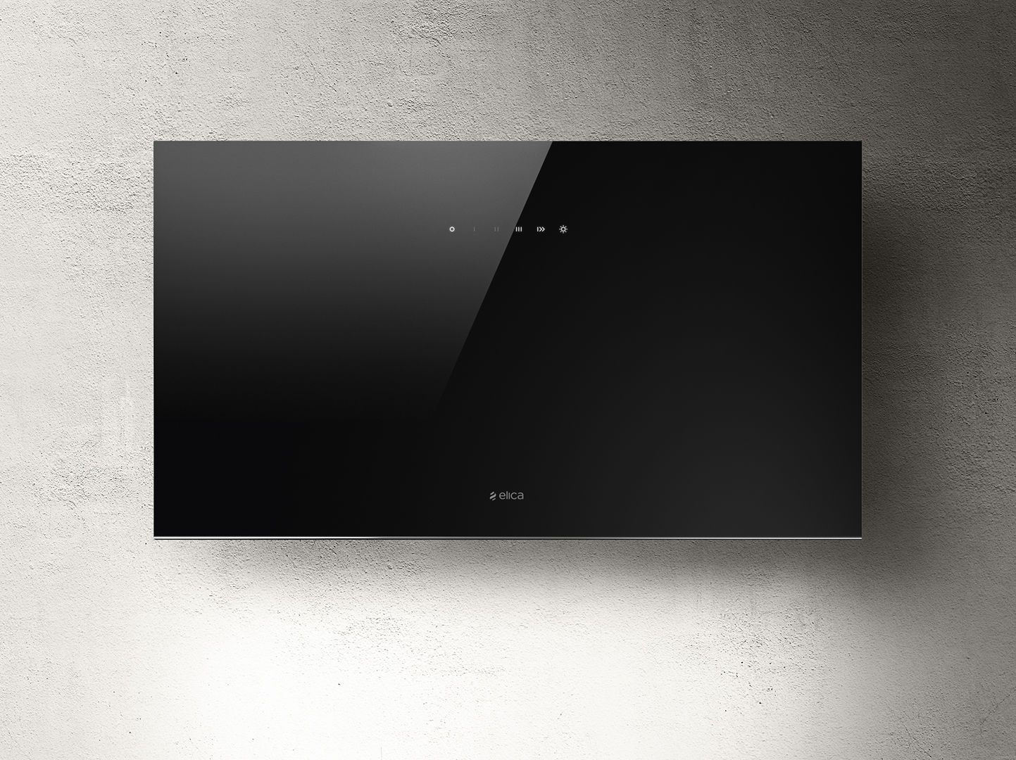 Elica PRF0164874A PLAT BL/F/80 Cappa a parete Filtrante 80 Cm. Nero