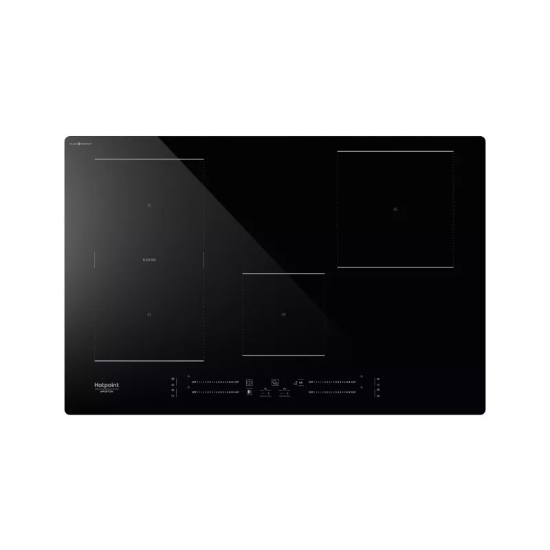 Hotpoint Ariston HS 1377C CPNE   Piano induzione   77 cm   4 zone di cottura   controllo touch   nero