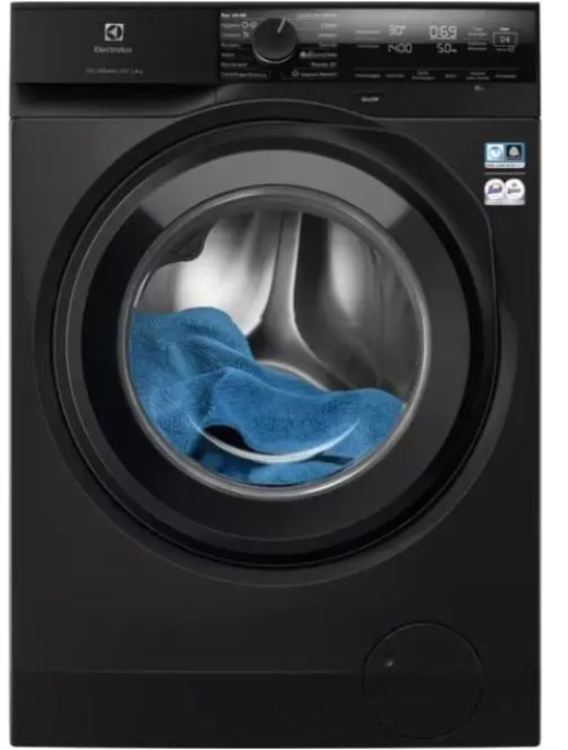 Electrolux EW7F48BLACK Lavatrice Caricamento Frontale 8Kg 1400 Giri Vapore SensiCare Time Manager Colore Dark