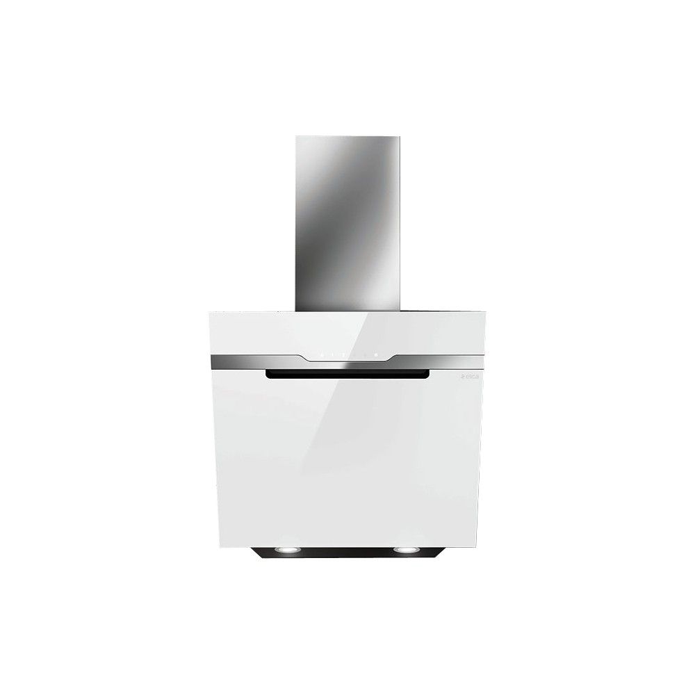 Elica PRF0124235A Majestic WHA60 cappa a parete da 60 cm in acciaio inox e vetro bianco versione aspirante Promessa Elica PRF0124235A Majestic WHA60 cappa a parete da 60 cm in acciaio inox e vetro bianco versione aspirante