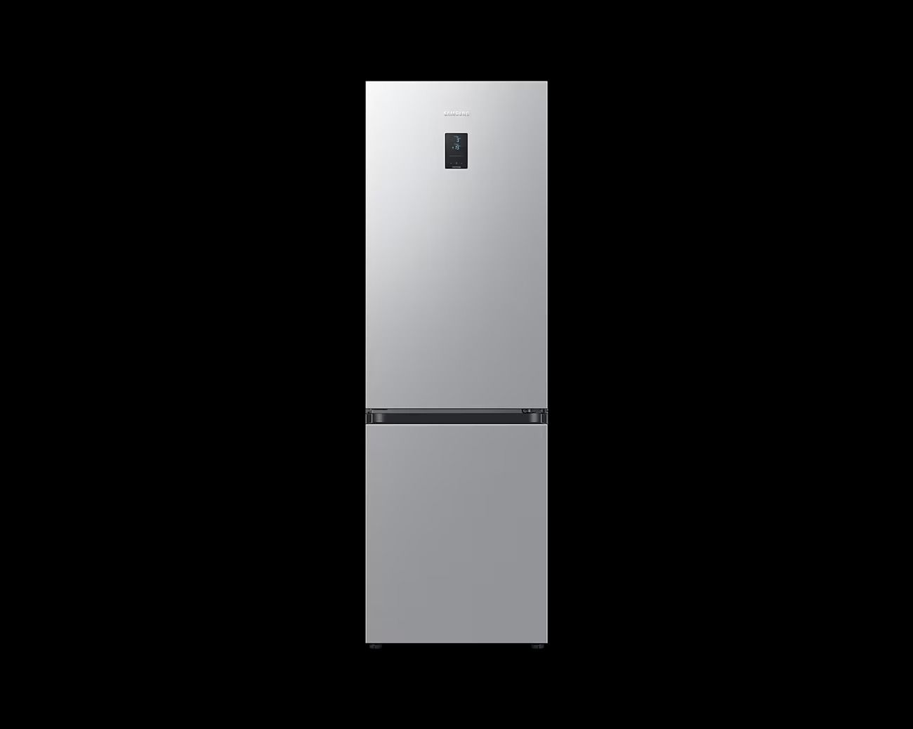 Samsung RB34C672DSAEF - Frigorifero libera installazione - combinato - 60 cm - 344 lt - NoFrost - luce led - porta reversibile - display esterno - Wi-Fi - metal graphite - classe D
