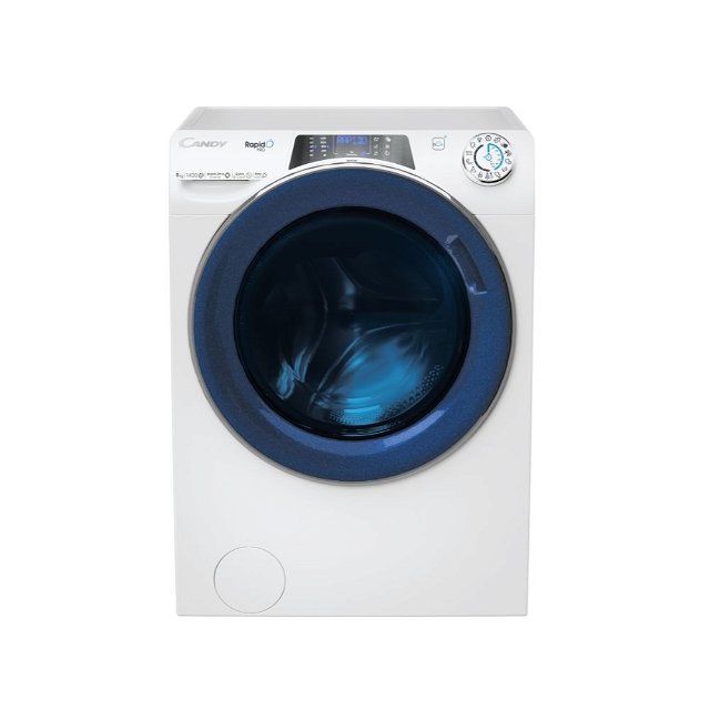 Candy RP496BWMUCS   Lavatrice libera installazione   9 kg   1400 giri   Wi Fi   partenza ritardata   bianco   classe A