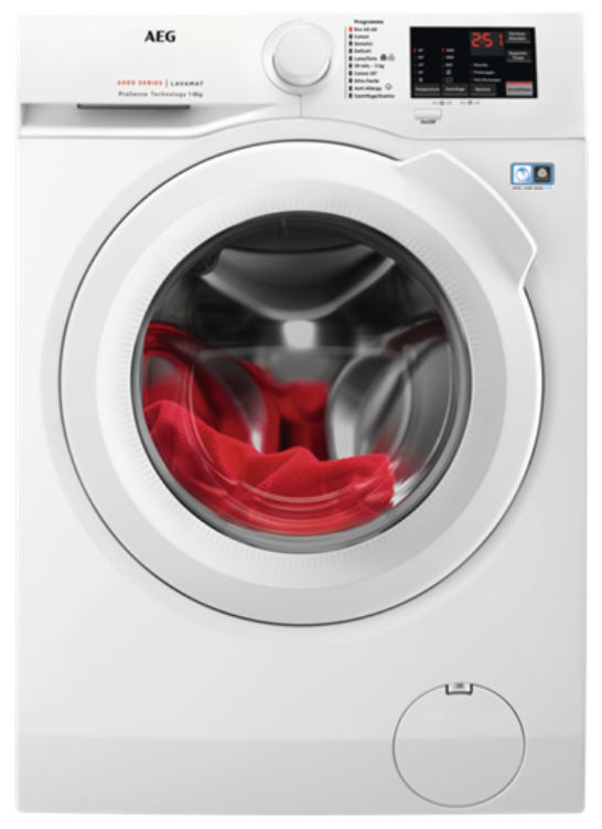 Aeg L6FBI48W Serie 6000 Prosense Lavatrice 8 kg - bianco