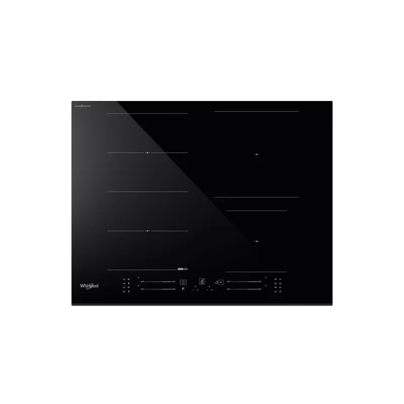 Whirlpool WF S4665 CPBF   Piano induzione   65 cm   4 zone di cottura   flexi cook   nero